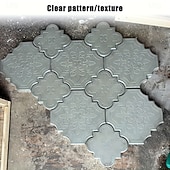 Недорогие Товары для дома-2 красивых пластиковых формы для большой бетонной плитки, бетонная форма для цемента, пластиковая форма для кирпича, бетонная форма для каменной плитки, для создания больших и маленьких замковых