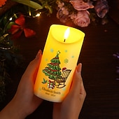 economico Regalo commemorativo-Candela commemorativa a LED personalizzata con testo personalizzato, regali di Natale per la perdita di una persona cara, elegante luce ricordo per la camera da letto, decorazione per la casa, espositore omaggio