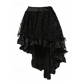 halpa Pohjat-Retro / vintage Punk &amp; goottilainen Steampunk Hameet Gootti tyttö Rimpsu Naamiaispuku Naisten Fantasia Steampunk Naamiaiset Rento / arki Aikuiset Hame