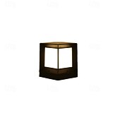 cheap Post Light-LED Outdoor Solor Post Lights 21cm Nordic Style Outdoor Column Lights Fence Post Cap Lights Waterproof IP54 for Deck Suitable for Door Stone Pillars Garden lamp Post