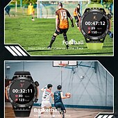 Недорогие Смарт-часы-LOKMAT ZEUS 6 PRO Умные часы 1.46 дюймовый Смарт Часы Bluetooth Педометр Напоминание о звонке Датчик для отслеживания активности Совместим с Android iOS Женский Мужчины