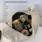levne úschovna zavazadel a cestování-Dámská módní jednobarevná nylonová crossbody kabelka hobo, vodotěsná, lehká, ležérní, taška přes rameno, stylová, vysoce kvalitní, odolná, moderní, každodenní kabelka