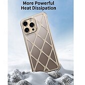 お買い得  iPhone用ケース-電話 ケース 用途 iPhone 17 Pro Max 17 Air 16 Pro Max Plus 16 バックカバー 耐衝撃 レトロ風 PC メタル
