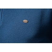 halpa Miesten Elite Neuleet ja Cardiganit-Miesten Pusero Neuloa Tavalliset topit Puolet vetoketjusta Tavallinen Pystykaulus Tyylikäs Aja sivuun Koulu Loma Vaatetus Kevät Syksy Musta Tumma laivastonsininen S M L