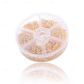 levne souprava na výrobu korálků-960 ks spojovacích kroužků s O-kroužky – kovové otevřené kroužky pro výrobu šperků, náramků, náušnic &amp;náhrdelníky