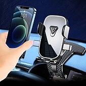 Недорогие Автомобильный держатель-Автомобильный держатель для телефона для использования в автомобиле, крепление на вентиляционную решетку, навигацию, центральную консоль, приборную панель, держатель для телефона на присоске