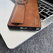 رخيصةأون جراب سامسونج-هاتف غطاء من أجل سامسونج جالاكسي اس 25 الترا S24 Ultra S23 Ultra غطاء خلفي مع رباط المعصم مسند الدراجة ضد الصدمات مكتب  /  الأعمال TPU الطلاء