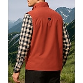 preiswerte Westen-Herren Anglerweste Cargo-Weste Ärmellos Weste Außen Wasserdicht Winddicht Multi-Funktion Winter Reißverschluss Polyester Schwarz Armeegrün Orange Jagd Angeln Klettern
