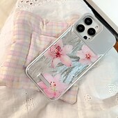 お買い得  iPhone用ケース-電話 ケース 用途 iPhone 16 15 14 Pro Max Plus 13 Pro Max バックカバー 耐衝撃 花 PC