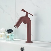 ieftine Robinete Chiuvetă Baie-Baie Chiuveta Robinet - Clasic Pictate finisaje Piesă Centrală Singur mâner o gauraBath Taps