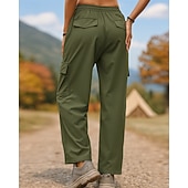 levne Spodní části-Dámské Kargo kalhoty Dağcı Pantolonu Běžecké kalhoty Jaro Podzim Venkovní Běžný Voděodolný Větruvzdorné Kalhoty Šňůrky Elastický pas Černá Armádní zelená Outdoor a turistika Lov Běh S M L XL XXL