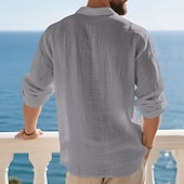 Herre Linskjorte Golf skjorte Arbeid Avslappet Knaphul Langermet Grunnleggende Moderne عادي Knapper Vår Høst Normal Svart Hvit Navyblå Kakifarget Militærgrønn Lyseblå Linskjorte billige Herre Klassisk Polo-Herre Linskjorte Golf skjorte Arbeid Avslappet Knaphul Langermet Grunnleggende Moderne عادي Knapper Vår Høst Normal Svart Hvit Navyblå Kakifarget Militærgrønn Lyseblå Linskjorte