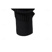 abordables Pulls et cardigans élites pour hommes-Homme Pull Tricoter Tunique Boutons Couleur Unie Henley ancien Quotidien École Maison Vêtement Tenue Printemps Automne Noir Rouge Bordeaux S M L