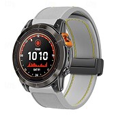 preiswerte Garmin-Uhrenarmbänder-Uhrenarmband für Garmin Fenix 8 47mm 51mm 7X 6 6X Pro Epix Pro Instinct 2X Approach S70 S62 S60 Forerunner 955 945 Epix Marq Descent Quatix 22mm 26mm Edelstahl Silikon Ersatz Gurt Schnellspanner