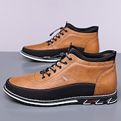 preiswerte Sneaker für Herren-braune High-Top-Wanderschuhe für Herren – bequeme Schnürschuhe für große Füße, Reisen und lange Wanderungen