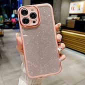 Χαμηλού Κόστους iPhone Θήκες-τηλέφωνο tok Για iPhone 17 Pro Max 17 Air 16 15 14 Pro Max Plus 16e 13 Pro Max Πίσω Κάλυμμα Bling Glitter Shiny Ανθεκτική σε πτώσεις Διαβάθμιση χρώματος Σιλικόνη
