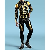 abordables Impresión-Trajes Zentai estampados Traje de cosplay Body Estampado Disfraz de carnaval Traje de Cuerpo Completo Hombre Mujer Disfraz Sexy Víspera de Todos los Santos Traje para Rendimiento Fiesta Mascarada