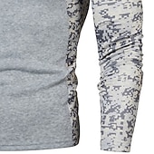 abordables Sudadera Táctica-Hombre Sudadera Sudadera con un cuarto de cremallera Sudadera táctica con capucha Sudadera con capucha de camuflaje Negro Verde Ejército Gris Claro Con Capucha Color Camuflaje Retazos Cremallera