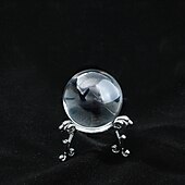 tanie Rzeźby-Okrągła Sztuczna Kryształowa Kula – Ornament Dekoracyjny do Domu Dekoracyjny Rękodzieł Odpowiedni do Dekoracji Domowej i Prezentów dla Dzieci