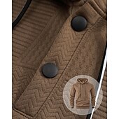 baratos hoodies básicos dos homens-Homens Moletom Moletom com capuz Preto Branco Amarelo Azul Marinha Café Com Capuz Tecido Jacquard Com Cordão Bolsos Estriado Desportos e Ar livre Diário Feriado Poliéster Roupa de rua Básico Casual