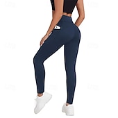 economico Pantaloni skinny da donna-Per donna Pantaloni Eleganti Pantaloncini anti sfregamento Streetwear Casual Lunghezza intera Vita Alta Semplice Tasca Elastico in vita Taglio alto Confortevole Streetwear Ferie Abbigliamento