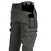 abordables Pantalones cargo-Hombre Pantalones cargo Pantalones de lana Pantalones tácticos Pantalones Botones Multi bolsillo Plano Listo para vestir Templado Exterior Diario Acampada y Senderismo Moda Clásico Verde Trébol Caqui