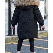 Copii Fete Jos Culoare solidă Modă Γούνινος Γιακάς Fermoar Buzunar Școală Palton Îmbrăcăminte exterioară 4-12 ani Iarnă Negru Roz Îmbujorat Roșu-aprins ieftine Jachetă de fetiță din puf și parka-Copii Fete Jos Culoare solidă Modă Γούνινος Γιακάς Fermoar Buzunar Școală Palton Îmbrăcăminte exterioară 4-12 ani Iarnă Negru Roz Îmbujorat Roșu-aprins