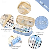 Χαμηλού Κόστους μολυβοθήκες &amp; θήκες-μεγάλης χωρητικότητας θήκη για στυλό γραφείο κολέγιο σχολείο μεγάλη αποθήκευση τσάντα υψηλής χωρητικότητας θήκη θήκη κουτί