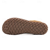 abordables Baskets-Baskets décontractées marron pour homme avec semelle antidérapante – Chaussures de sport d&#039;extérieur confortables pour la marche, la randonnée et le quotidien