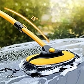 olcso Autós tisztítóeszközök-visszahúzható autómosó felmosó háromrészes visszahúzható tisztítókefe puha sörtéjű autómosó eszköz