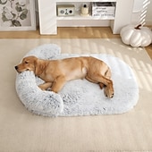 economico Copridivano per animali domestici-Letto per cani lungo e caldo in peluche materasso comodo per animali di grandi dimensioni per tutte le stagioni cuscino per divano in spugna lavabile e removibile per cani e gatti