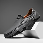 halpa Miesten loaferit ja nauhattomat kengät-Miesten ruskeat slip-on-mokkasiinit ajokengät – joustavat ja rennot loaferit viikonloppumatkoille, työmatkoille ja kesäretkille
