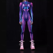 tanie Z nadrukiem-Wzorzyste garnitury Zentai Kostium Cosplay Body Drukowanie Strój karnawałowy Kombinezon zentai Męskie Damskie Dla chłopców seksowny kostium Halloween Kostium na Spektakl Impreza Bal maskowy Dla