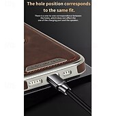 abordables Carcasas iPhone-teléfono Funda Para iPhone 16 15 14 Pro Max Plus 16e 13 Pro Max Funda Trasera Antigolpes Retro TPU Cuero de PU