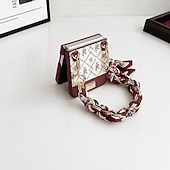 voordelige Samsung-hoesje-telefoon hoesje Voor Samsung Galaxy Z Flip 7 Z-flip 6 Z Flip 5 Z Flip 4 Achterkant met draagkoord Schokbestendig Bloem Bloemen PC