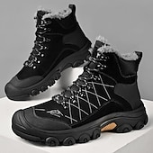 economico Stivali invernali e neve-stivali tattici invernali da uomo con fodera in pelliccia: caldi stivali da trekking militari impermeabili per la sopravvivenza all'aperto, il campeggio e il freddo