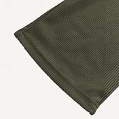 cheap Straight Leg-Men's Corduroy Pants Trousers Slacks Casual Pants Drawstring Elastic Waist Front Pocket Plain Comfort Full Length Outdoor Vacation Home Vacation Fashion Loose Fit Green Stretchy