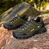 cheap Hiking Boots-Men's Durable Hiking Shoes with Anti-Slip Sole, Shock-Absorbing Outdoor Trekking Sneakers for Climbing, Camping and Travel