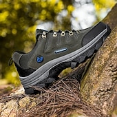 cheap Hiking Boots-Men's Durable Hiking Shoes with Anti-Slip Sole, Shock-Absorbing Outdoor Trekking Sneakers for Climbing, Camping and Travel
