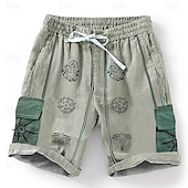 cheap Retro Vintage &amp; Ethic-Men's Sun 3D Print Shorts Summer Shorts Casual Shorts Mid Waist Designer Ethnic Style Retro Vintage Casual Daily Holiday Drawstring Pocket Elastic Waist Designer Clothing Apparel