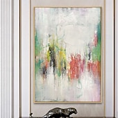 billiga Abstrakta målningar-högkvalitativ handmålad oljemålning poppanel väggkonst poster modern abstrakt kanvabild för heminredning estetisk rumsinredning utan ram