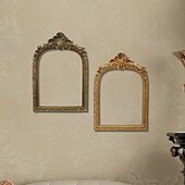 halpa Kuvakehykset-Vintage-kultainen 3D-kukkakaarihartsikehys – eurooppalaistyylinen koristeellinen seinävaate kotitaiteeseen, valokuvausrekvisiittaan, mökin sisustukseen ja juhlavaan tunnelmaan