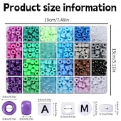 Недорогие набор для изготовления бисера-Набор для изготовления браслета из глиняных бусин, плоские бусины в стиле «преппи» для создания украшений в стиле «дружба», полимерные бусины «хейши» с подвесками, подарки для девочек-подростков,