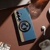 Недорогие Чехлы для Samsung-телефон Кейс для Назначение SSamsung Galaxy Z-образный сгиб 7 Z-сгиб 6 Z Fold 5 Z Fold 4 Кейс на заднюю панель и протектор экрана Откидная подножка Защита от удара Ретро ПК