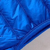 levne Pánská péřová vesta-Pánské Péřová vesta Puffer Vesta Kamizelka Vesta Dovolená Denní Rande Módní Na běžné nošení Podzim zima Kapsy Polyester Kachní peří Zahřívací Pohodlné Pevná barva Zip Stojáček Běžný Černá Fialov