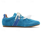 abordables Baskets-Baskets rétro à lacets en daim pour hommes, chaussures décontractées légères pour le style urbain et les tenues de week-end