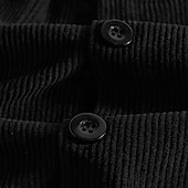baratos Casacos &amp; Sobretudos para Homem-Homens jaqueta leve Jaqueta de Veludo Jaqueta Carga Jaqueta casual Férias Diário Respirável Bolsos Primavera Outono Tecido Moda Clássico Colarinho Chinês Padrão Adamascado Preto Verde Escuro Marron