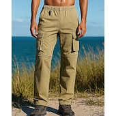 preiswerte Unterteile-Herren Abzippbare Hosen Wanderhosen Softshellhosen Außen Normale Passform Wasserdicht Winddicht Unterteile Tasche Elastischer Bund Schwarz Armeegrün Camping / Wandern Laufen S M L XL XXL