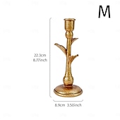 abordables Sculptures-1pc européen rétro résine cocotier en forme de décoration de la maison chandelier décoration de bureau à domicile et embellissement chandelier ornement adapté à la décoration de bureau dans les