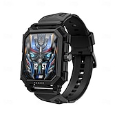 abordables Montres connectées-LOKMAT OCEAN MAX Montre intelligente 1.96 pouce Smartwatch Montre Connectée Bluetooth Podomètre Rappel d&#039;appel Moniteur d&#039;Activité Compatible avec Android iOS Femmes Hommes Longue Veille Appels Mains